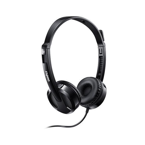 Rapoo H120 USB Stereo Headphone – Black