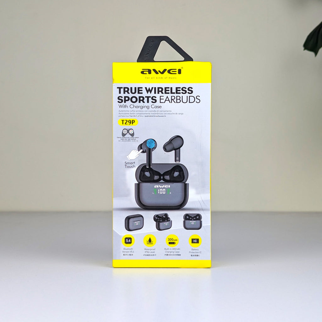Awei T29P Anc Gaming Wireless Earbuds -Bluetooth V6.0